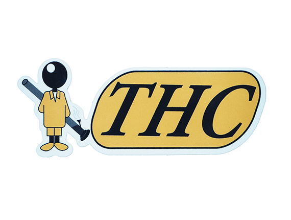 THC ステッカー 420 ボング アムステルダム hemp ヘンプ カンナビス マリファナ ガンジャ 大麻 high times ハイタイムズ kush bong c269