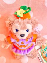 東京ディズニーシー2010年ハロウィーンコスチュームシェリーメイぬいぐるみストラップTDS タグ付き ShelliyMay Hallowween パンプキンコス_画像7