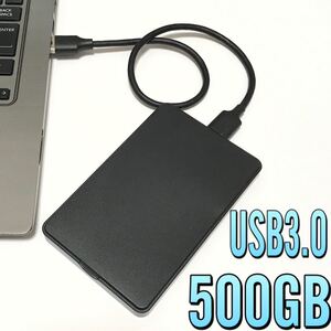 952 外付けHDD 外付けハードディスク ポータブルHDD USB3.0 500GB 東芝