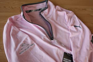 **Rfaula-[ Pink Lady XL] PUMA Rotation 1/4zip Cobra специальный заказ вышивка ввод тянуть over dry cell Puma новый товар 