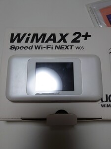 WiMAX2+ w06 ポケットWi-Fi ルーター SPEED Wi-Fi NEXT UQ WiMAX