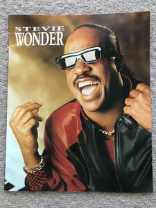 送料無料 スティービーワンダー STEVIE WONDER 1988年 ジャパンツアー パンフレット 日本公演 ツアーパンフ 1988 in Japan