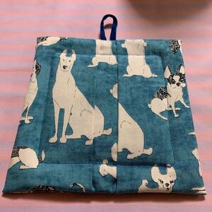 鍋もつかめる鍋敷き ハンドメイド 犬柄