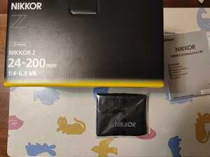 ニコン nikon NIKKOR Z 24-200mm f/4-6.3 VR 元箱　マニュアル　保証書 ケース