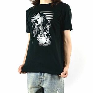 新品 ガンズアンドローゼス ヴォーカル アクセルローズ 白黒 星条旗 Tシャツ S M L XL ビッグ オーバー サイズ XXL~5XL ロンT パーカー 可