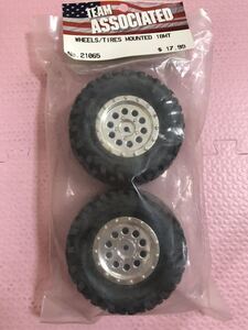 送料無料 TEAM ASSOCIATED WHEELS TYRES MOUNTED 18MTラジコン用 タイヤ ホイール オフロードカー クローラー 未使用 アソシエイテッド