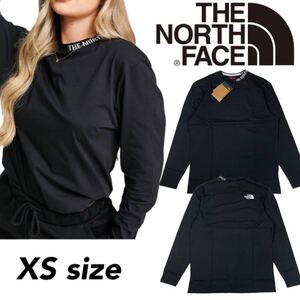 ザ ノースフェイス 長袖 Tシャツ ロンT レディース 首元ロゴ NF0A5ILW ズーム ブラック XSサイズ THE NORTH FACE W NEW LS ZUMU T 新品