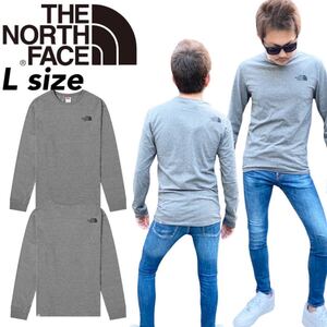 ザ ノースフェイス ロンT 長袖 シンプルドーム NF0A3L3B Tシャツ カットソー グレー Lサイズ THE NORTH FACE LS SIMPLE DOME TEE 新品