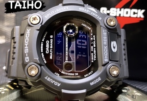 新品 カシオ Casio ジーショック G-SHOCK 腕時計 デジタル 20気圧防水 ワールドタイム ストップウオッチ 電波ソーラー ブラック　メンズ