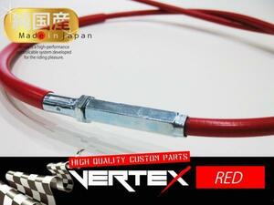 Ninja ニンジャ ZX-10R(04-) クラッチワイヤー 10cmロング カラーワイヤー レッド