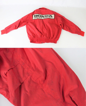 HONDA ホンダ F-1 COLLECTION レーシングジャケット GRAND-PRIX RACING TEAM 身長約 160～170cm Mサイズ レーシングチーム 赤 JNKA49_画像10