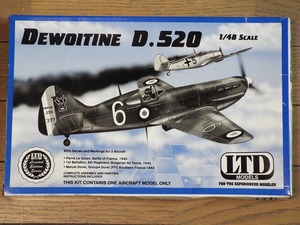 ◎送料無料！リミテッドモデル1/48　ドボアチンD.520　#　9801