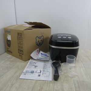 PS01001【未使用】タイガー魔法瓶(TIGER) 炊飯器 5.5合 圧力IH 土鍋コーティング 極うま機能付き 炊きたて モスブラック JPC-G100KM 