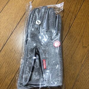 手袋Lサイズ未使用男女兼用スマホ対応 滑り止め付き 自転車 バイク グローブ スキー キャンプ スポーツ