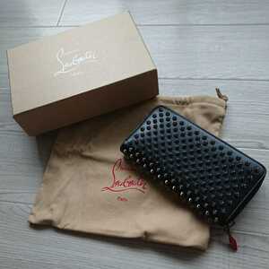 Christian Louboutin PANETTONE SPEC PRINTED SPIKES WALLET クリスチャン ルブタン パネトーネ スパイクスタッズ ウォレット 財布 ラウンドジップ マルチカラー