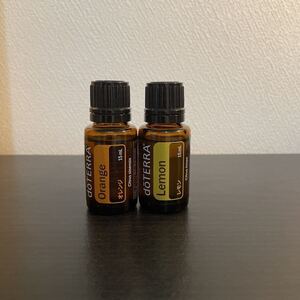 ドテラ オレンジ + レモン doTERRA エッセンシャルオイル