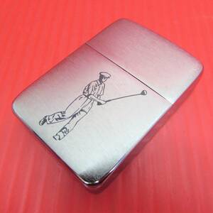 極美品 Zippo ジッポー レプリカ プロゴルファー ベン・ホーガン K/15 ゴルフ シルバー オイルライター