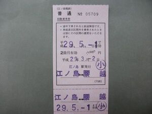 694.江ノ電 補充回数券 平成
