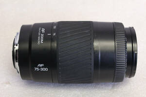 送料込み。中古。ミノルタ　MINOLTA 75-300mmf4.5-5.6　αマウント 管理B5 