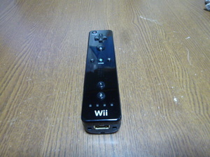 R029《送料無料 即日発送 動作確認済》Wii リモコン コントーラ RVL-003 任天堂 純正 黒 ブラック