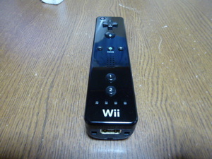 R054《送料無料 即日発送 動作確認済》Wii　リモコン　コントーラ　RVL-003 任天堂　純正　黒　ブラック