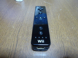 R054《送料無料 即日発送 動作確認済》Wii リモコン コントーラ RVL-003 任天堂 純正 黒 ブラック