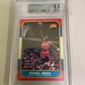 1986-87 FLEER #57 MICHAEL JORDAN NBAカード
