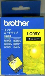 ブラザー工業　ＢＲＯＴＨＥＲ　インクカートリッジ　ＬＣ09Ｙ　定形外規格外送料（追跡・補償なし）