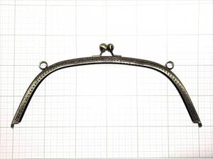 大きいがま口 口金 30cm 3個セット 丸型 くし型 アンティークゴールド 縫い付け ハンドメイド リメイク 材料