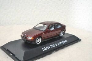 シュコー BMW 318ti コンパクト 1/43 ミニカー 3シリーズ E36 ドア開閉