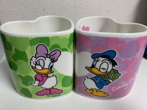 マグカップ ドナデジ ペアマグ ディズニーランド ドナルド デイジー ハート型 マグカップセット