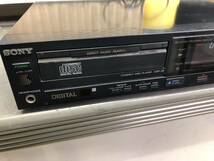 【ジャンク品】SONY CDP-35 ディスクプレーヤー ソニー株式会社_画像3