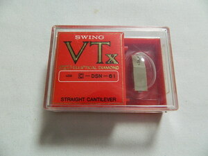 ☆0175☆【未使用品】SWING VTx ダエン ELLIPTICAL-DIAMOND コロムビア・61 C-DSN-61 レコード針 交換針 STRAIGHT CANTILEVER