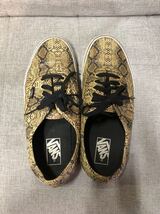 VANS バンズ　オーセンティック　US 9 27.0cm パイソン　蛇　スネーク　/ メンズブランド　スニーカー　廃番　激安　希少　レア_画像2