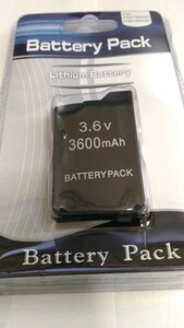 PSP2000 PSP3000 3600mah 互換バッテリー