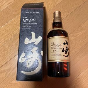 山崎12年 サントリー山崎12年 シングルモルトウイスキー SUNTORY 箱付き