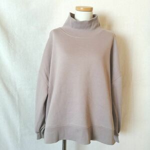 clear impression musee clear Impression oversize easy did reverse side nappy sweat sweatshirt free size beige 