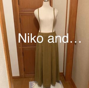 Niko and… ニコアンド ロングスカート サスペンダー付き L 4