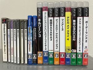 PS1 PS3 VITA ソフト 合計18個セット 中古品 送料無料!