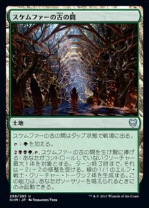 MTG ■土地/日本語版■ 《スケムファーの古の間/Skemfar Elderhall》★FOIL★カルドハイム　KHM