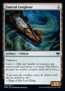 MTG ■無/英語版■ 《葬送の長艇/Funeral Longboat》★FOIL★カルドハイム　KHM