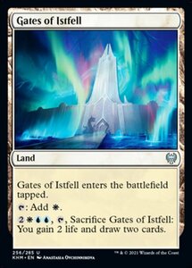 MTG ■土地/英語版■ 《イストフェルの門/Gates of Istfell》★FOIL★カルドハイム　KHM