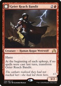 MTG ■赤/英語版■ 《ガイアー岬の山賊/Geier Reach Bandit》 イニストラードを覆う影 SOI