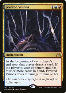 MTG ■金/英語版■ 《熱病の幻視/Fevered Visions》 イニストラードを覆う影 SOI