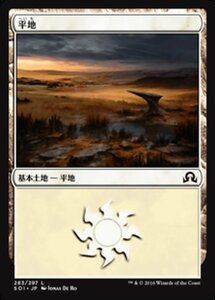 MTG ■土地/日本語版■ 《平地/Plains》 イニストラードを覆う影 SOI