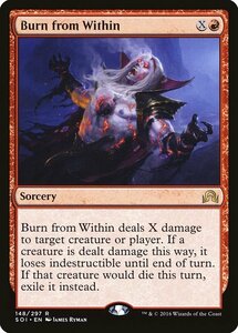 MTG ■赤/英語版■ 《内部着火/Burn from Within》 イニストラードを覆う影 SOI