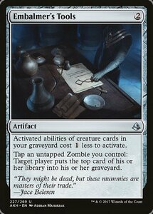 MTG ■無/英語版■ 《不朽処理者の道具/Embalmer's Tools》★FOIL★ アモンケット AKH