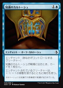 MTG ■青/日本語版■ 《知識のカルトーシュ/Cartouche of Knowledge》アモンケット AKH