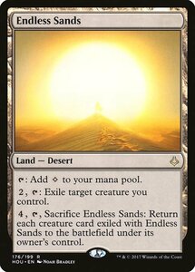 MTG ■土地/英語版■ 《終わりなき砂漠/Endless Sands》破滅の刻 HOU