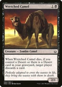 MTG ■黒/英語版■ 《不憫なラクダ/Wretched Camel》破滅の刻 HOU